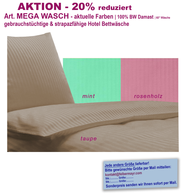 AKTION Bettwäsche Mega Wasch